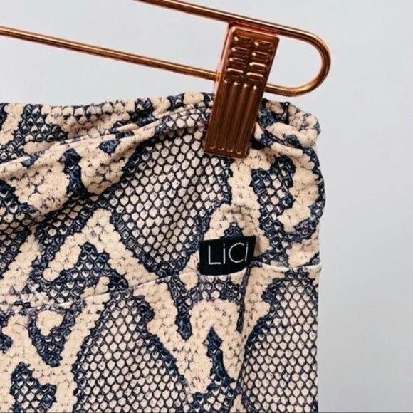 Lici by Mcitelli snake print leggings XL high leggings BoxN - Picture 5 of 6